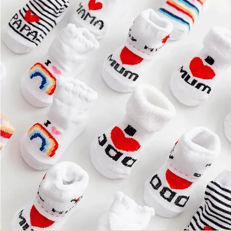 Baby Clothing Dividers - ฤดูใบไม้ผลิฤดูร้อนเด็กทารกผ้าฝ้ายนุ่มถุงเท้าอบอุ่นสําหรับทารกแรกเกิดเด็กวัยหัดเดินพิมพ์ทารกเสื้อผ้าอุปกรณ์เสริม