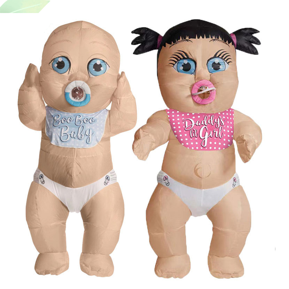 Baby Clothing Usa - ชายหญิงเด็กยักษ์ Inflatable เสื้อผ้าผู้ใหญ่คอสเพลย์ Mascot เครื่องแต่งกายฮาโลวีนเพศเปิดเผย Party
