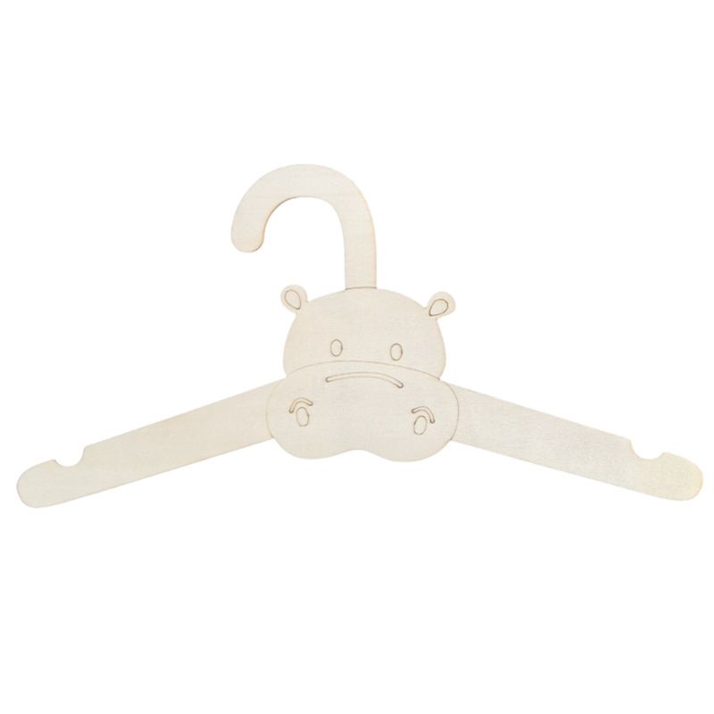 Baby Clothing Hanging Rack - ABJI-20PCS ไม้แขวนเสื้อผ้าไม้แบบน่ารัก แขวนผนัง ที่แขวนเสื้อโค้ท ที่เก็บเสื้อผ้าเด็ก ที่จัดระเบียบเสื้อผ้า