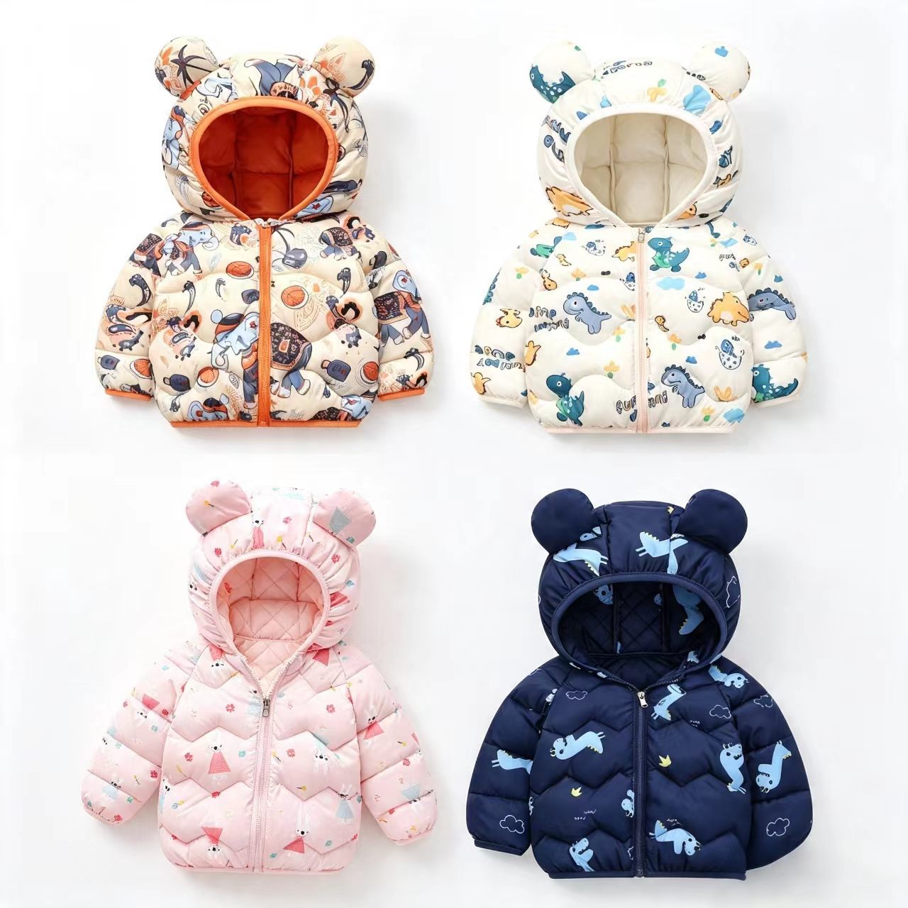 Baby Clothing Dividers - เสื้อโค้ทเด็ก เสื้อแจ็คเก็ตการ์ตูนเด็ก เสื้อผ้ามีฮู้ดสำหรับเด็กผู้ชาย เสื้อผ้ากันหนาวสำหรับเด็กผู้หญิง เสื้อผ้าเด็กวัยหัดเดิน เสื้อผ้าเด็กสำหรับฤดูหนาว