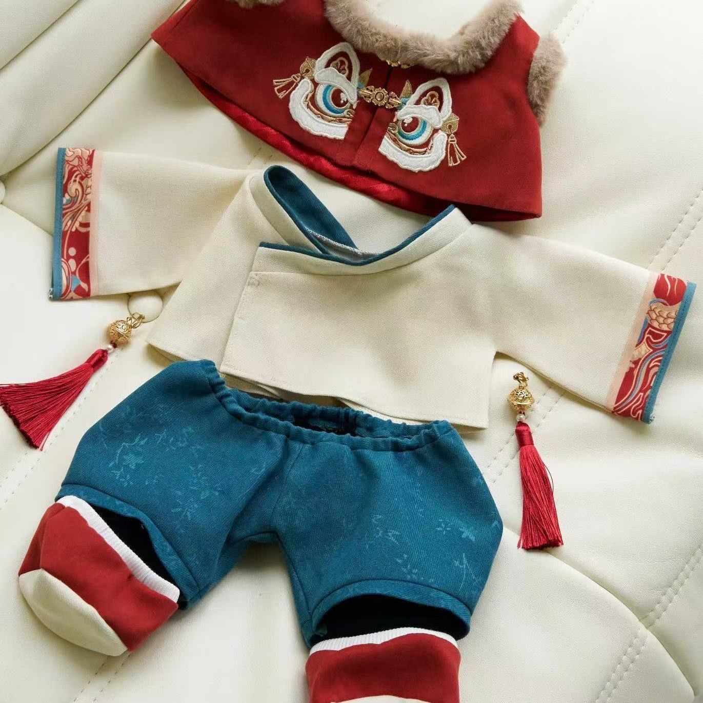 Baby Clothing Usa - ตุ๊กตาขนาด 40 ซม. ชุดปีใหม่ สไตล์จีนโบราณ นั่งได้