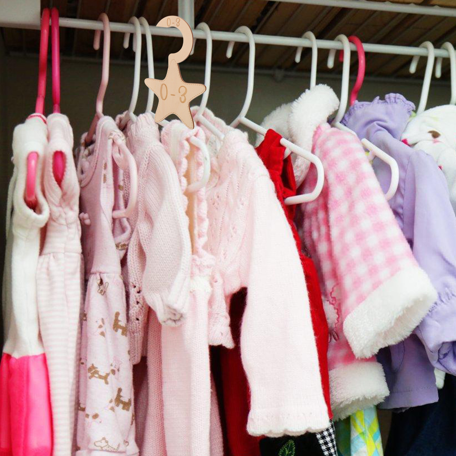 ตัวแบ่งตู้เสื้อผ้าเด็ก 7 ชิ้น  - Baby Clothing Dividers บทวิจารณ์และราคา