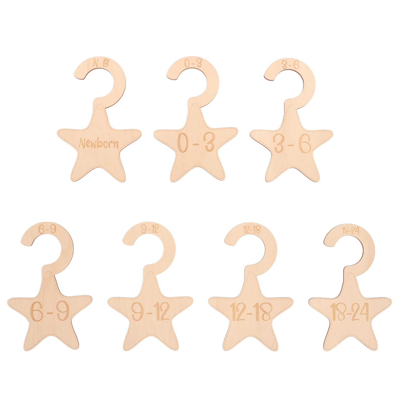 ตัวแบ่งตู้เสื้อผ้าเด็ก 7 ชิ้น  - Baby Clothing Dividers บทวิจารณ์และราคา