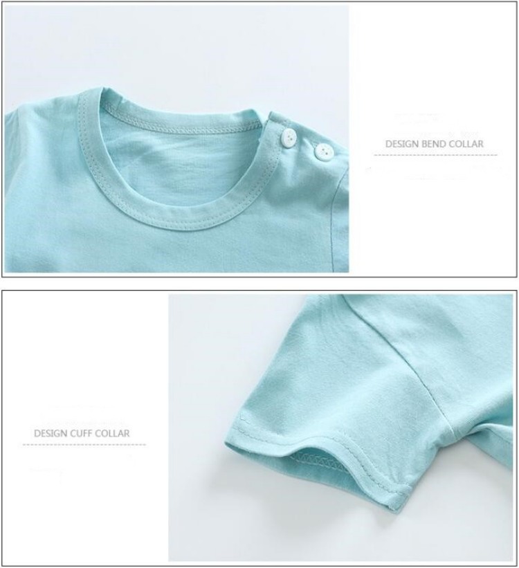 ผ้าฝ้ายTees + กางเกงขาสั้น 2 ช - Baby Clothing Dividers บทวิจารณ์และราคา