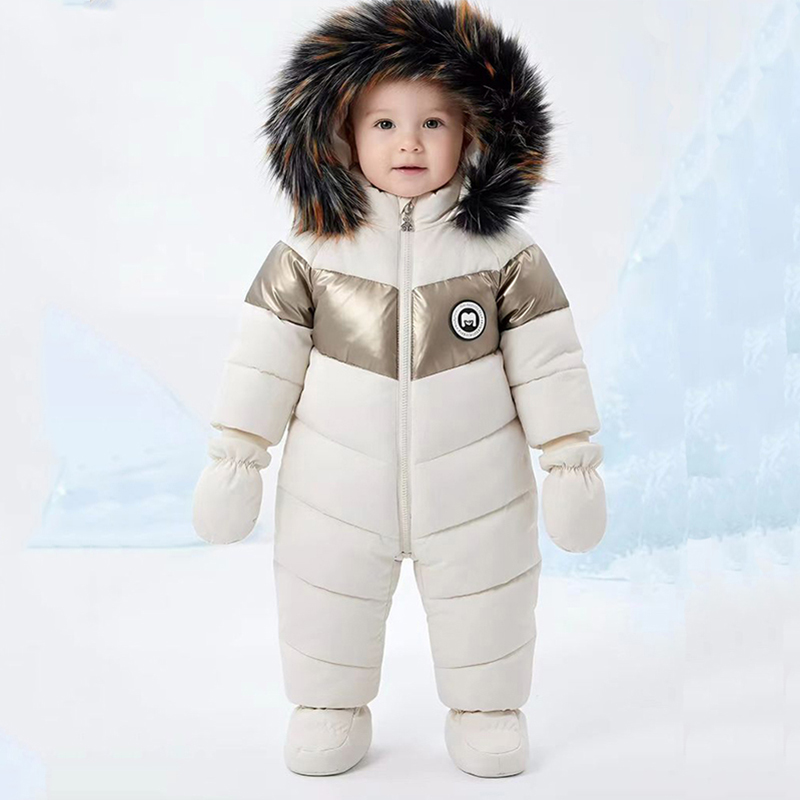 ชุดรอมเปอร์เด็กแรกเกิดฤดูหนาวพ - Baby Clothing Dividers บทวิจารณ์และราคา