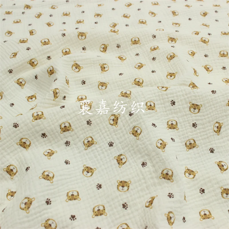 100X135 ซม.ผ้าฝ้าย Crepe Tiger - Baby Clothing Organic บทวิจารณ์และราคา